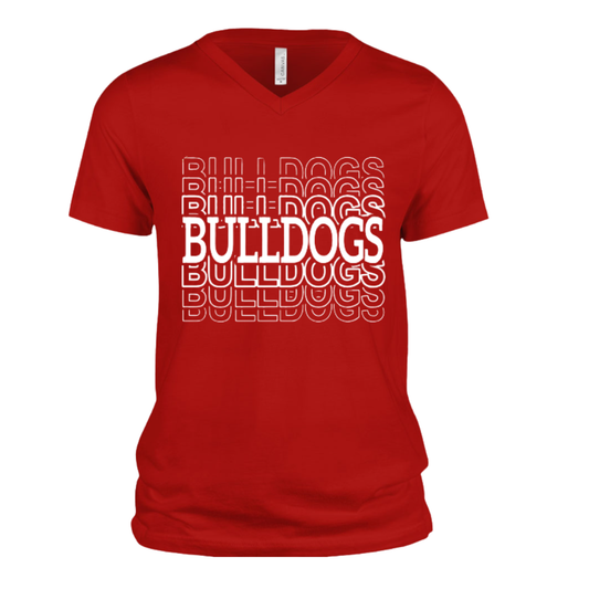 Stretchy T-Shirt - Bulldogs Bulldogs Bulldogs - Red