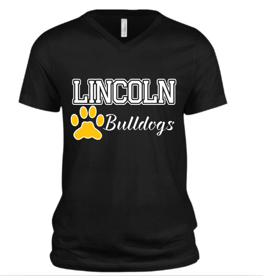 Stretchy T-Shirt - Lincoln Bulldogs Pride - Black